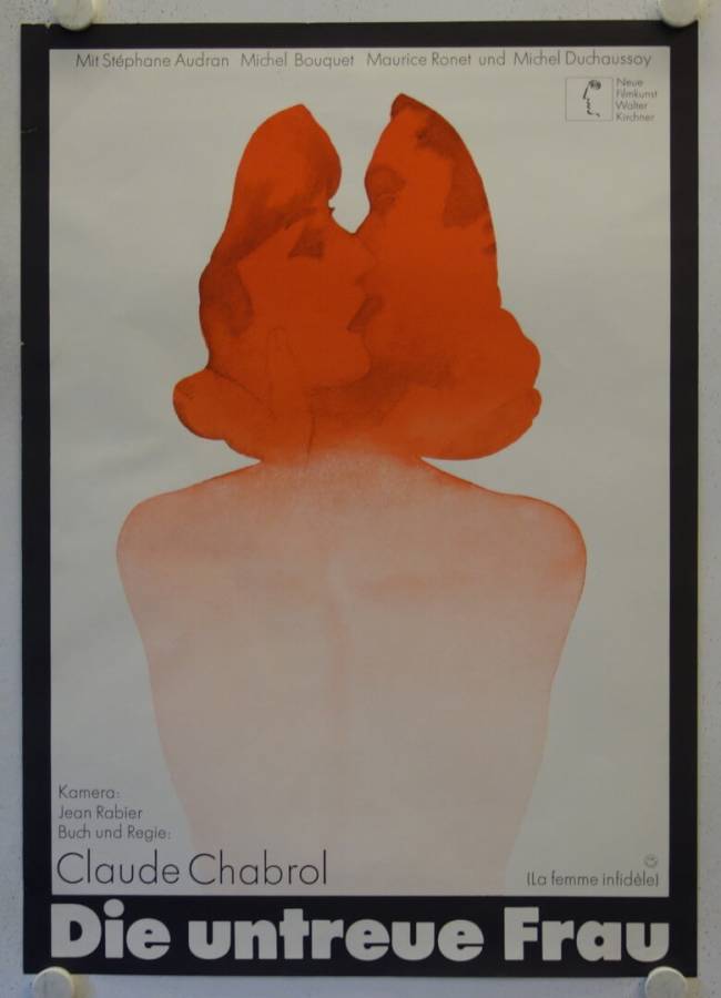 La femme infidele original release german movie poster